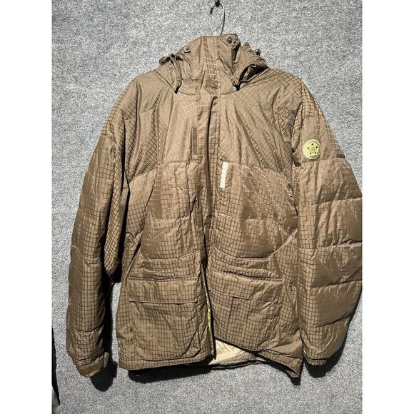 Burton Mens Winter Snowboard Ski Jacket Full Zip Up Hooded Solid Size Large - Picture 1 of 14
